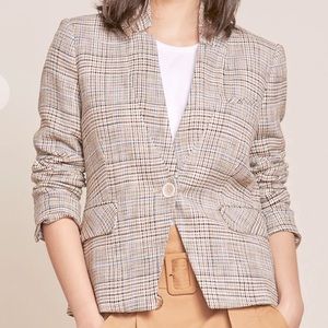 NWT Veronica Beard Orchid houndstooth Dickey jacket size 8